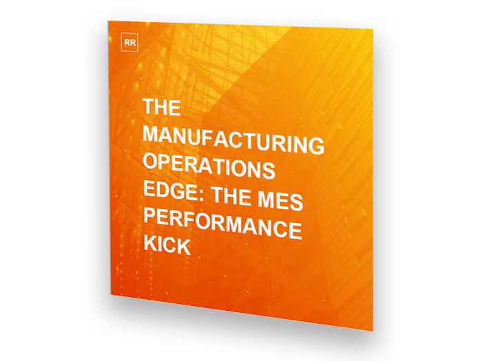 Portada del documento informativo La ventaja en las operaciones de manufactura: El impulso de MES al rendimiento