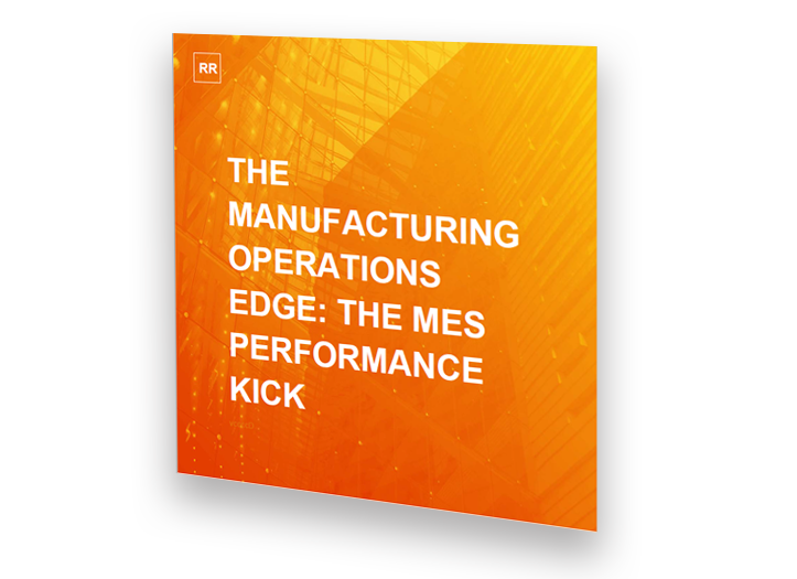 Portada del documento informativo La ventaja en las operaciones de manufactura: El impulso de MES al rendimiento