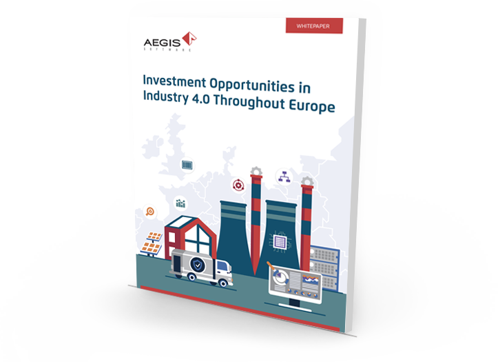 Portada del documento informativo sobre Las oportunidades de inversión en la Industria 4.0 en todo Europa