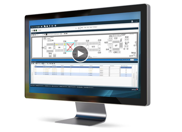 Monitor de computadora con FactoryLogix